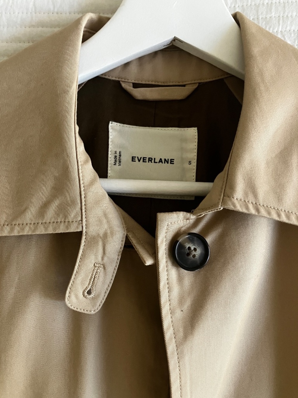 Everlane Mac Coat, S, cornstalk - Picture 2 of 7